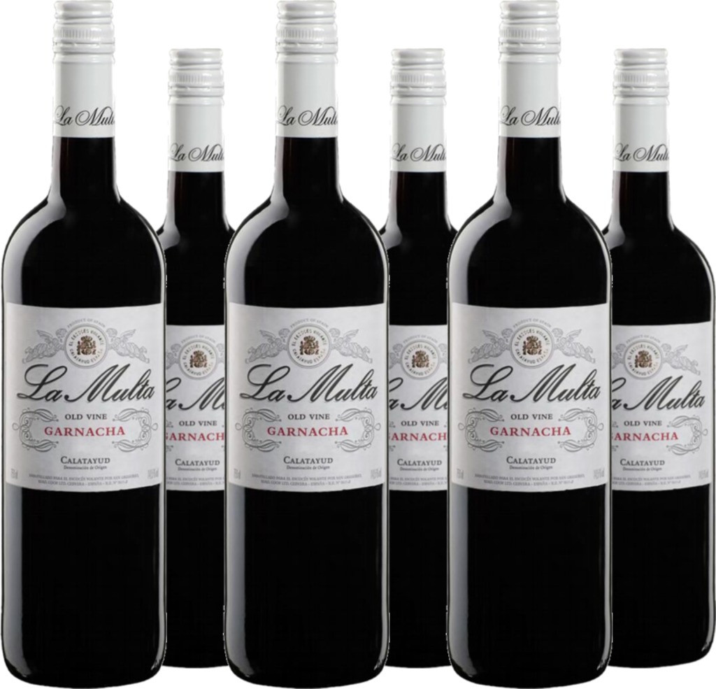 6er Vorteilspaket Garnacha Old Vine Calatayud DO La Multa