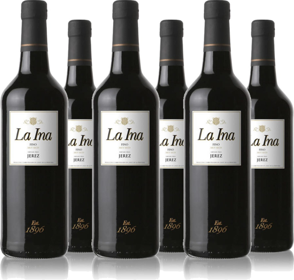 6er Vorteilspaket Sherry La Ina 15%