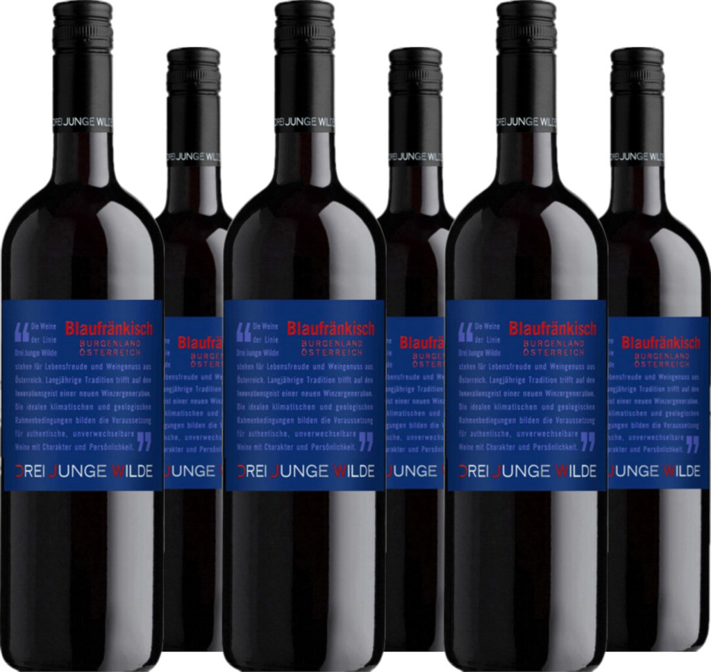 6er Vorteilspaket Blaufränkisch Drei Junge Wilde Burgenland QUW