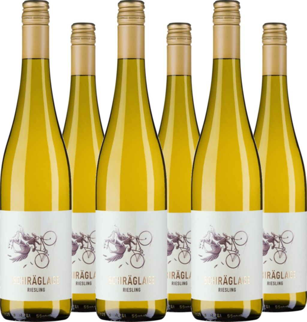 6er Vorteilspaket Schräglage Riesling Kabinett trocken