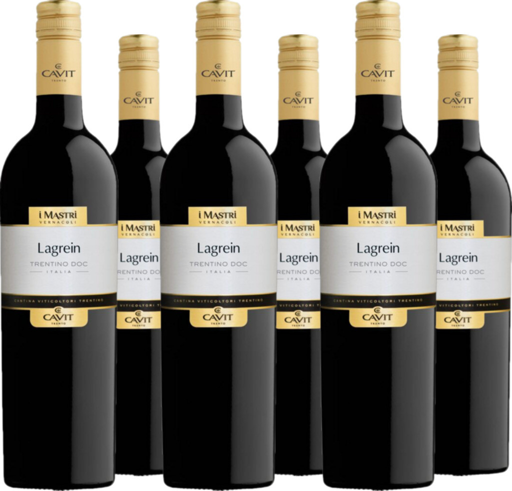 6er Vorteilspaket Lagrein Trentino DOC Mastri Vernacoli