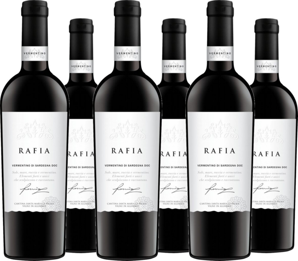 6er Vorteilspaket Vermentino di Sardegna DOC Ràfia