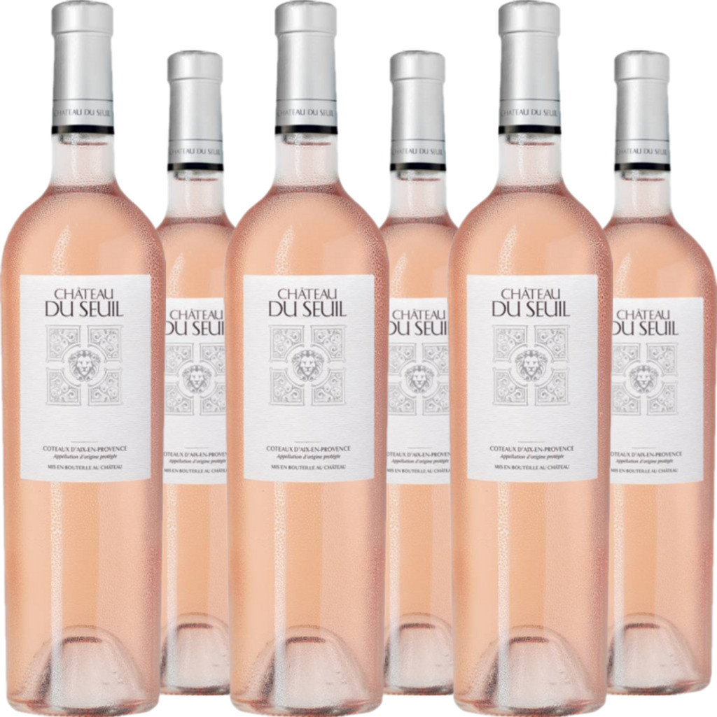 6er Vorteilspaket Château Du Seuil Rosé Coteaux D'Aix en Provence AOC (FR-BIO-16)