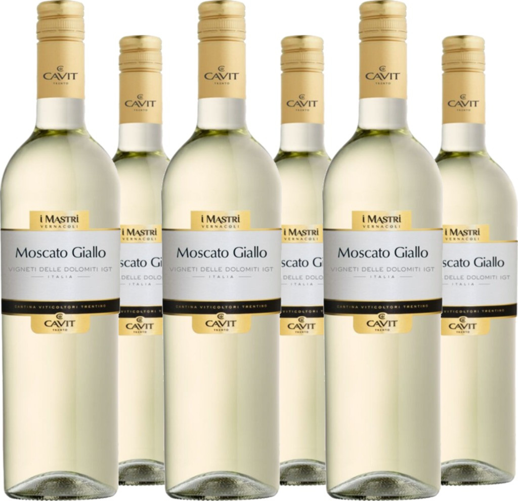 6er Vorteilspaket Moscato Giallo Vigneti delle Dolomiti IGT MV