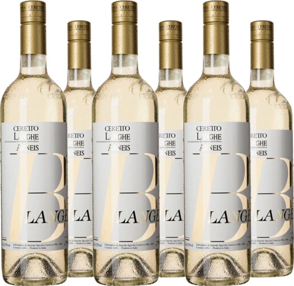 6er Vorteilspaket Blangé - Arneis Langhe DOC Ceretto Aziende Vitivinicole