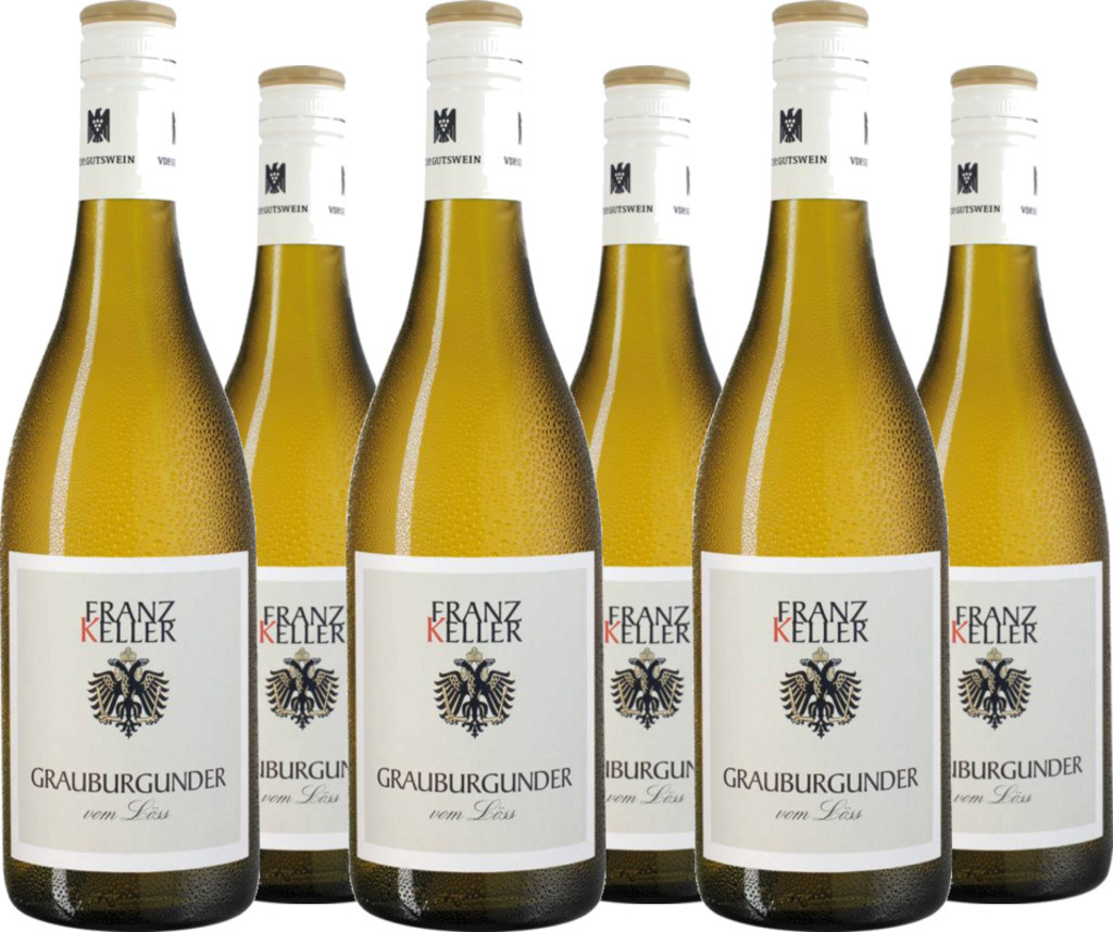 6er Vorteilspaket Grauburgunder "Vom Löss" - VDP.Gutswein Badischer Landwein trocken Weingut Franz Keller