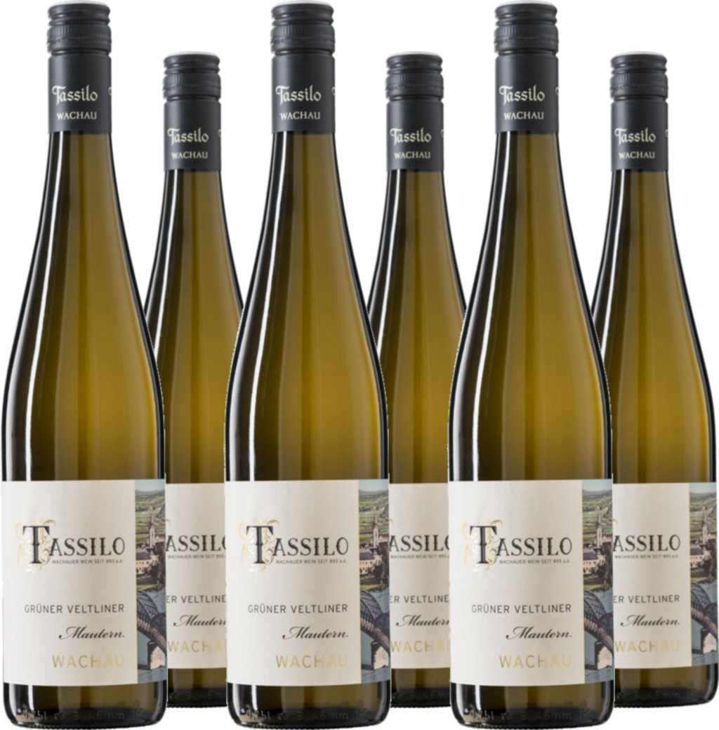 6er Vorteilspaket Grüner Veltliner QUW Wachau Mautern Tassilo