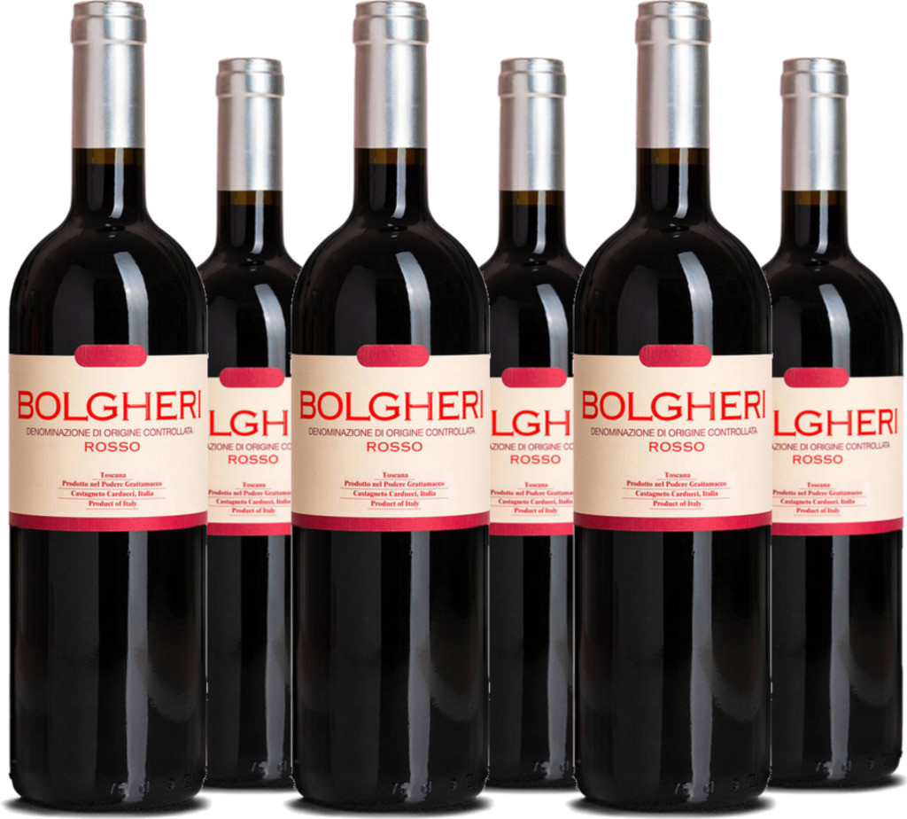 6er Vorteilspaket Bolgheri Rosso