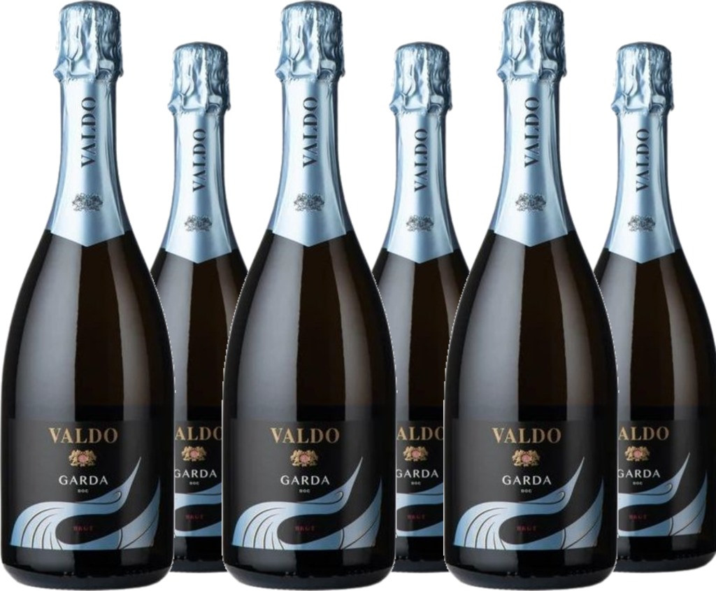 6er Vorteilspaket Valdo Spumante Brut Garda DOC