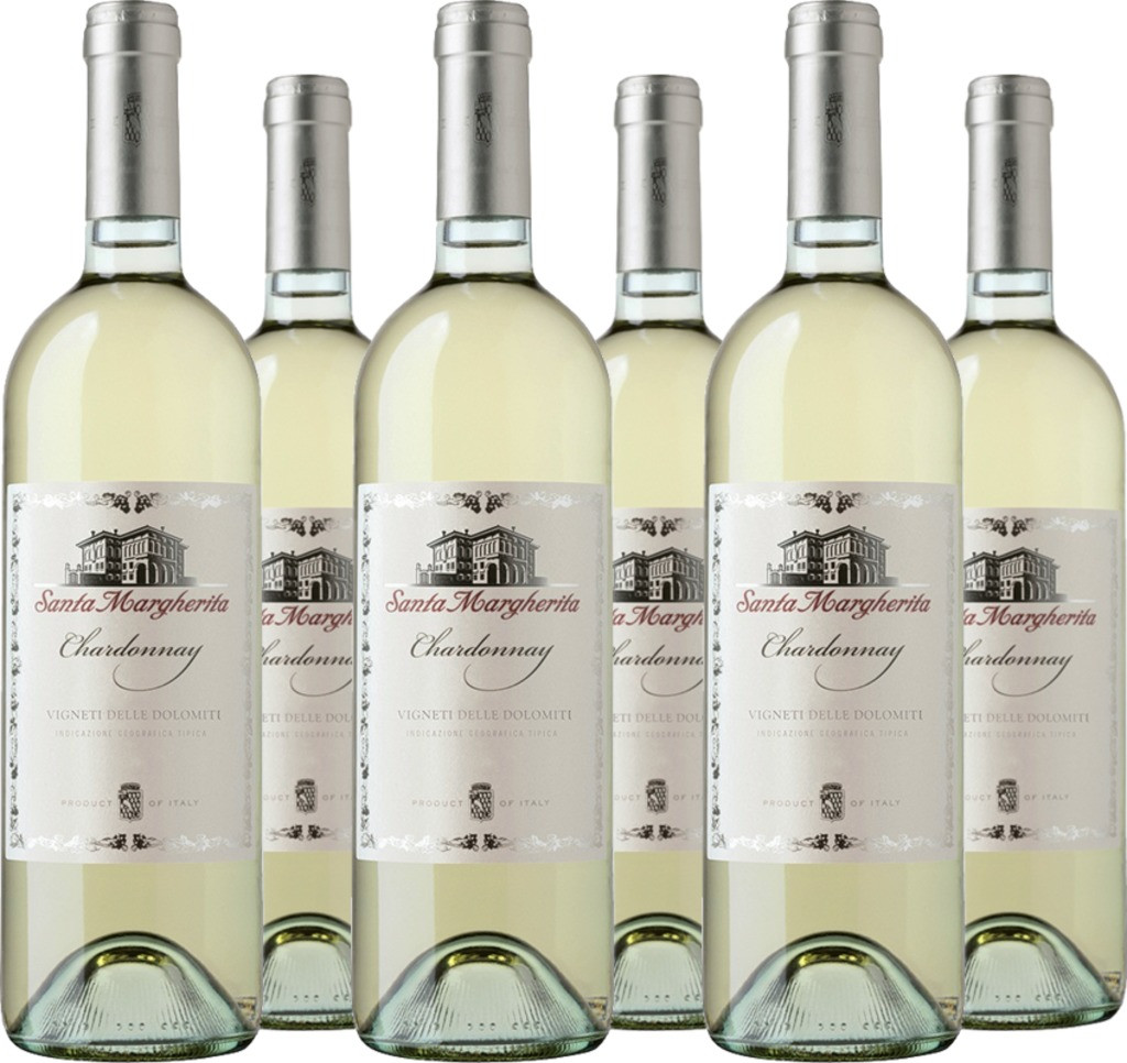 6er Vorteilspaket Santa Margherita Chardonnay Vigneti delle Dolomiti IGT