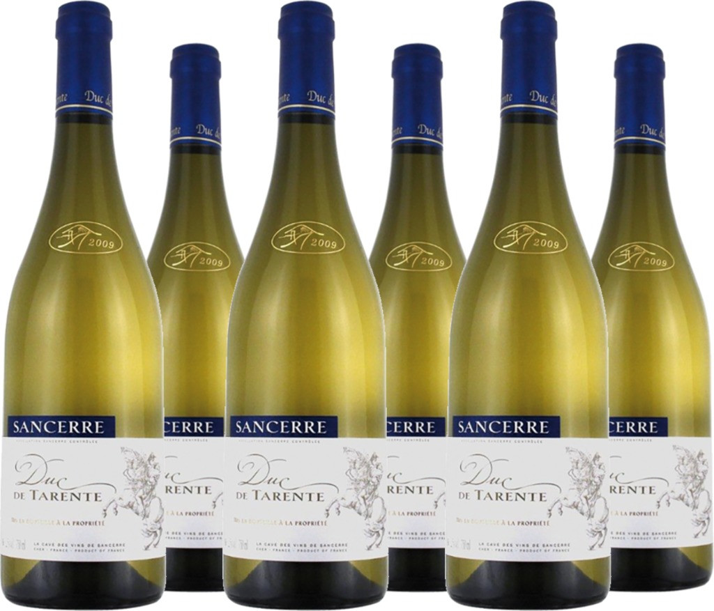 6er Vorteilspaket Sancerre AOC Réserve Duc de Tarente Tęte de Cuvée