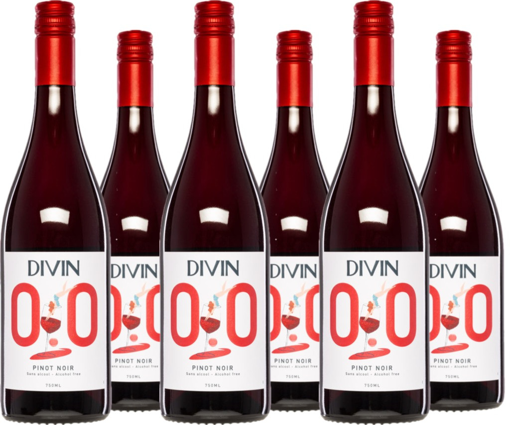 6er Vorteilspaket Divin Pinot Noir 0.0%