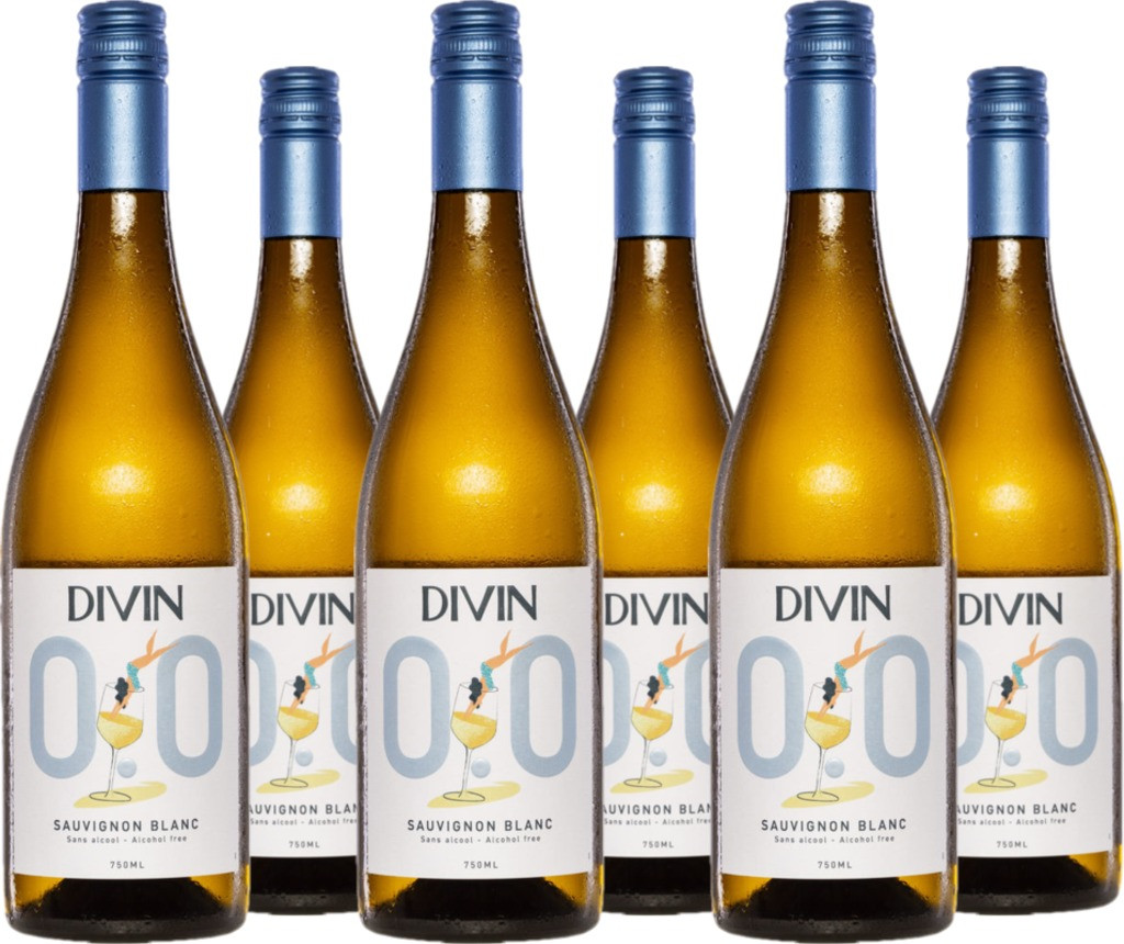 6er Vorteilspaket Divin Sauvignon Blanc 0.0%