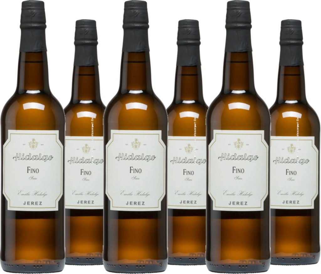 6er Vorteilspaket Hidalgo Fino Jerez Seco