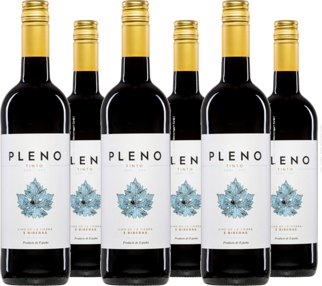 6er Vorteilspaket Pleno Tempranillo Semi-Dry