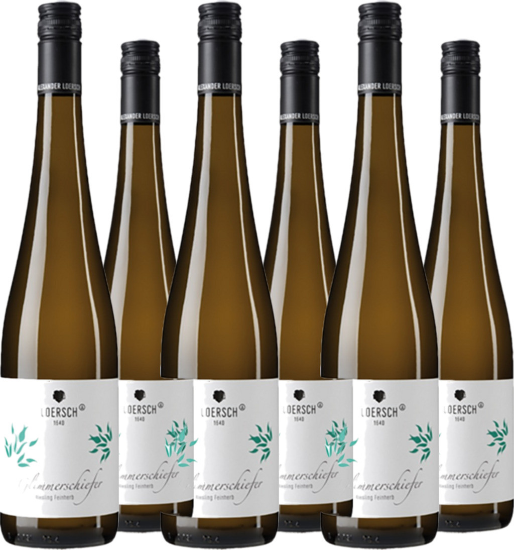 6er Vorteilspaket Glimmerschiefer Riesling feinherb Mosel QbA