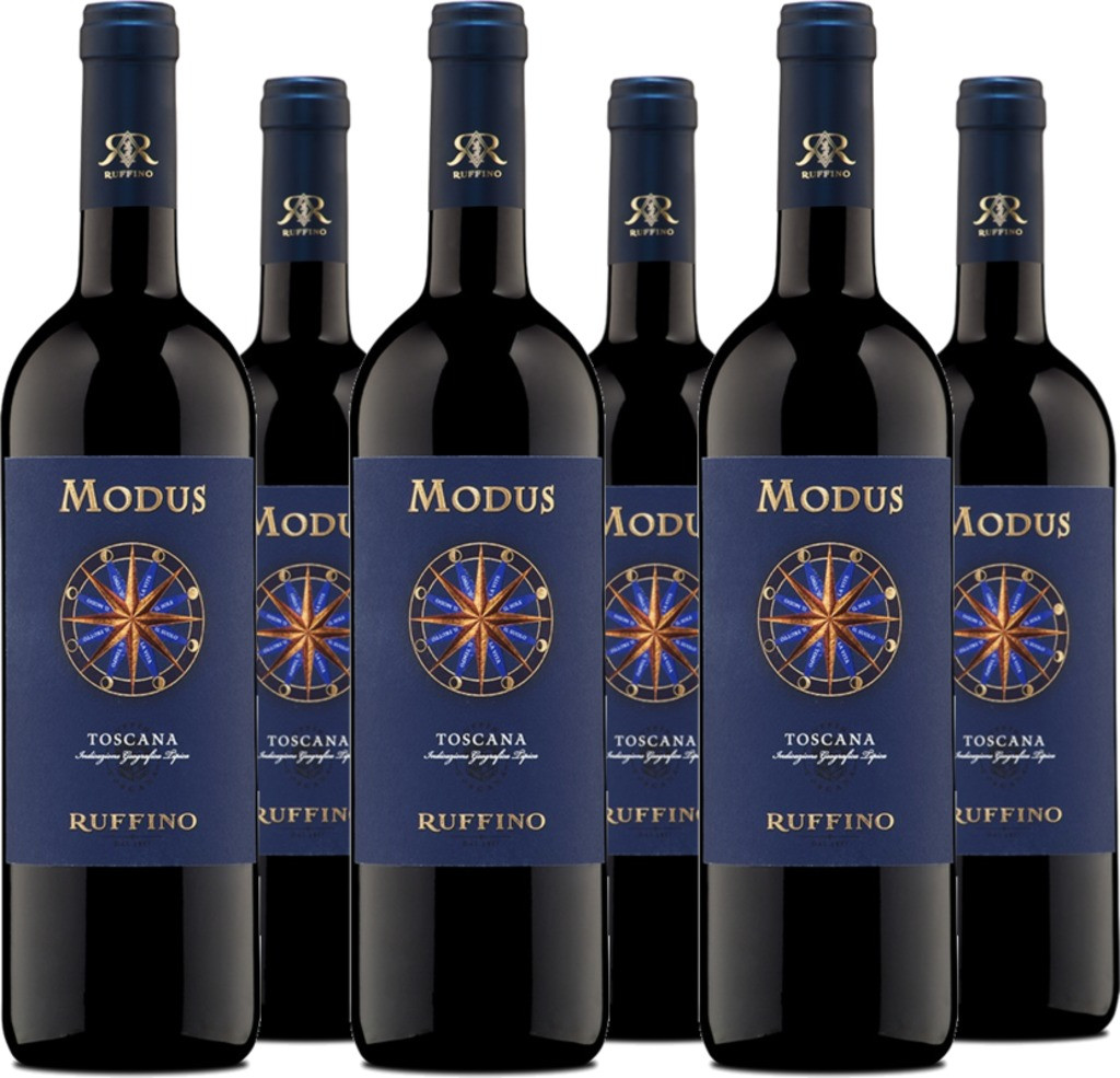 6er Vorteilspaket Ruffino Modus Toscana IGT