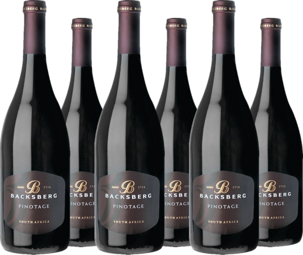 6er Vorteilspaket Backsberg Pinotage