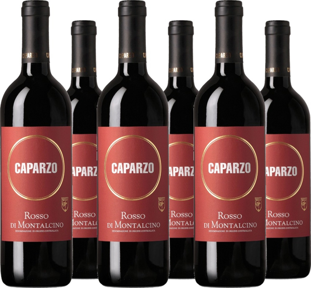 6er Vorteilspaket Rosso di Montalcino DOC Tenuta Caparzo