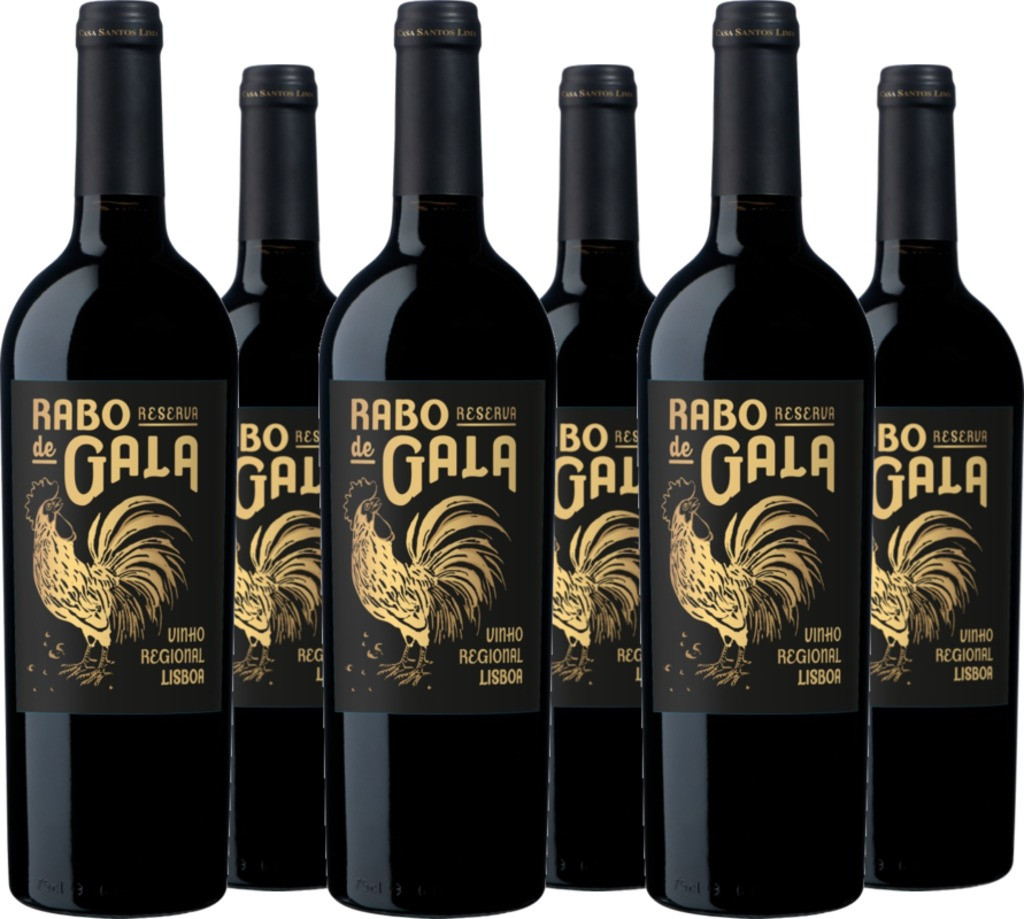 6er Vorteilspaket Rabo de Gala Reserva Vinho Regional Lisboa