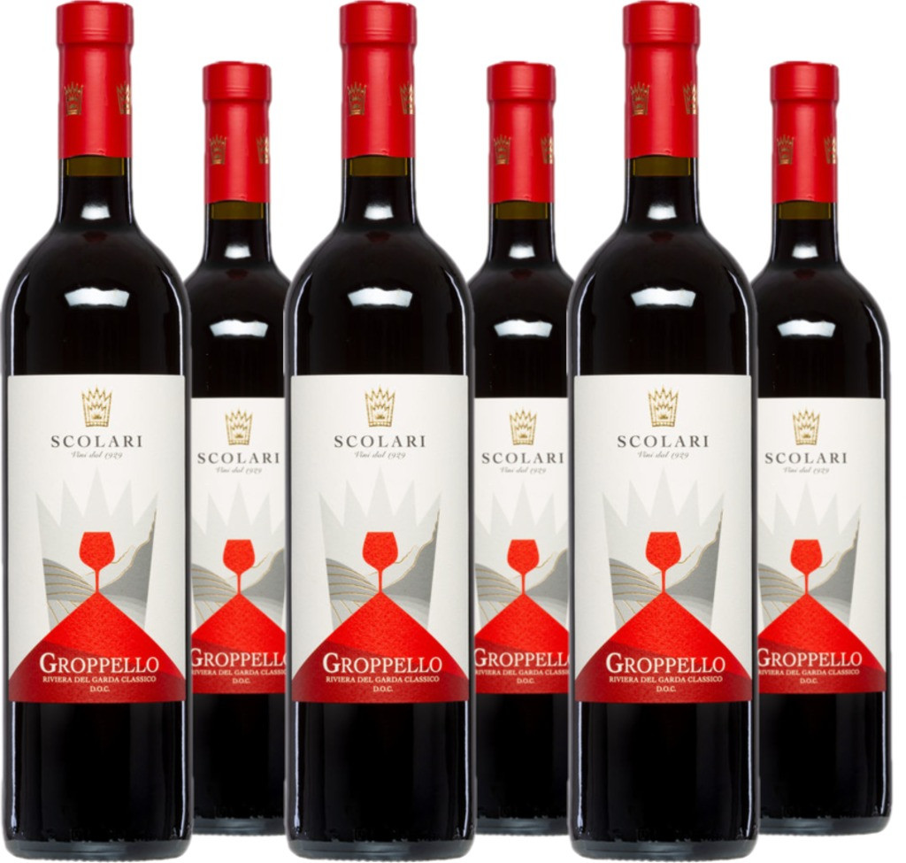 6er Vorteilspaket Groppello Visual Tinto