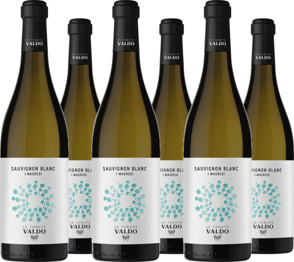 6er Vorteilspaket Valdo Sauvignon Friuli DOC I Magredi
