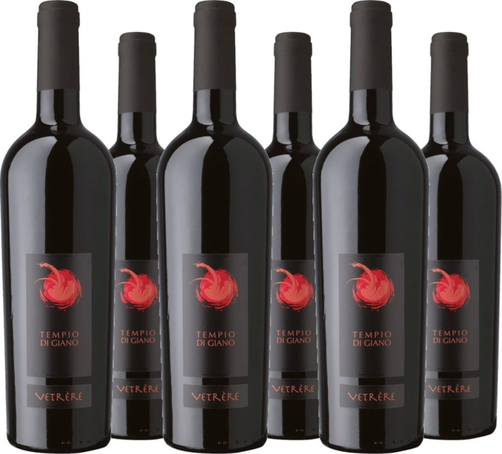 6er Vorteilspaket Tempio di Giano Negroamaro Salento IGP