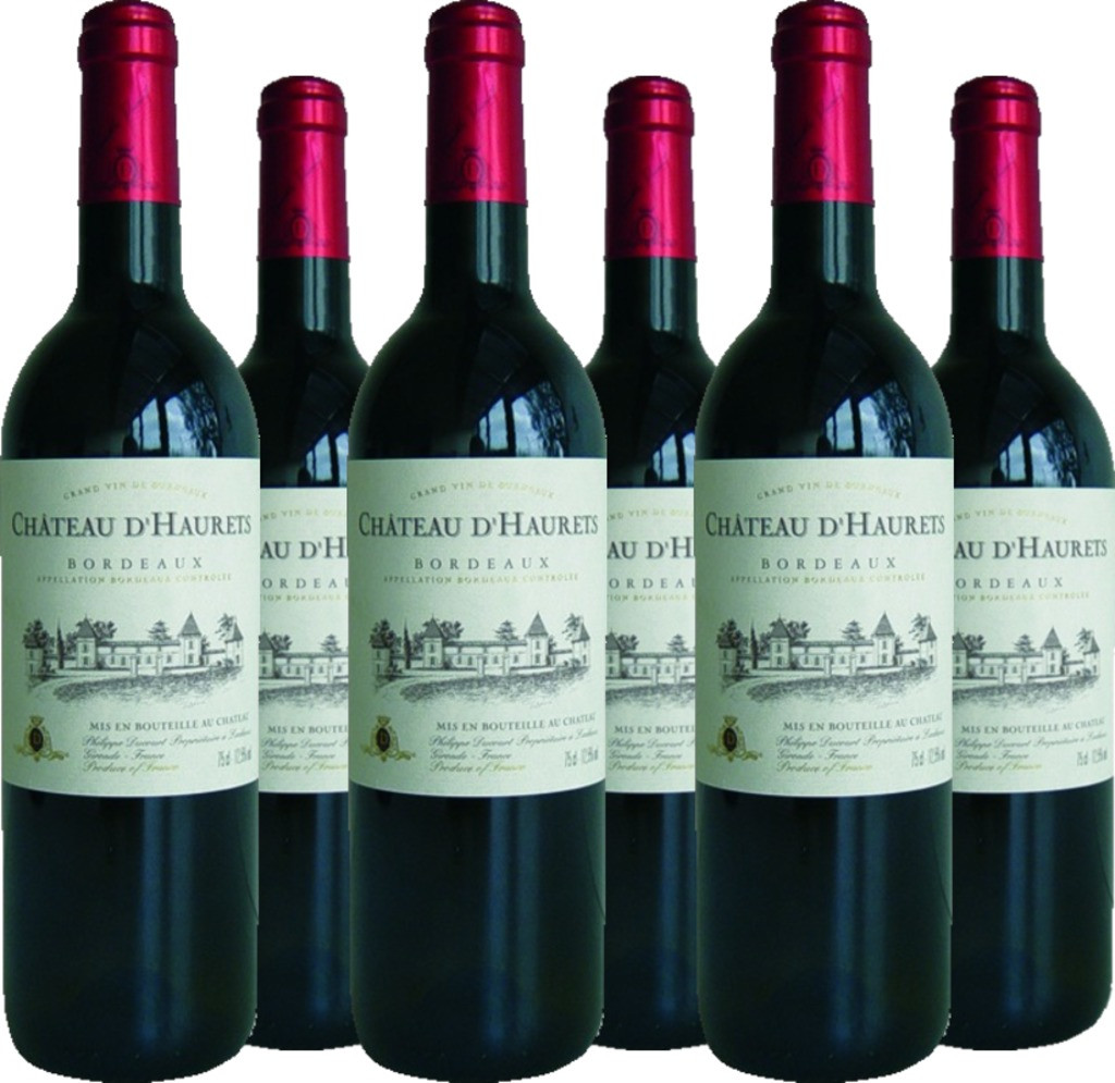 6er Vorteilspaket Château d'Haurets Bordeaux AOC