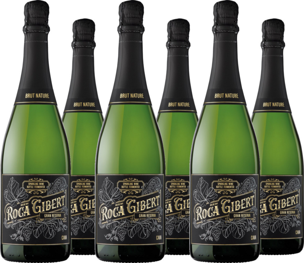 6er Vorteilspaket Cava Roca Gibert Gran Reserva Brut Nature