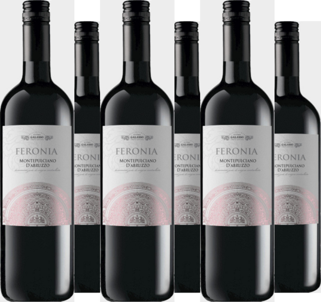 6er Vorteilspaket Montepulciano d'Abruzzo Premium DOC Feronia