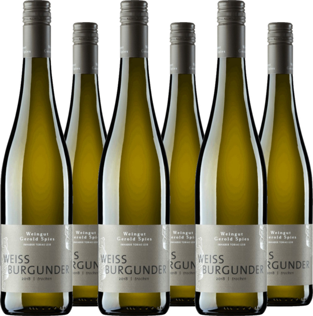 6er Vorteilspaket Weissburgunder trocken Weingut Gerold Spies