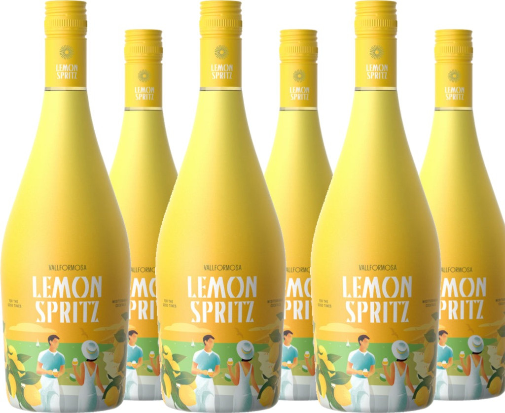 6er Vorteilspaket Vallformosa Lemon Spritz