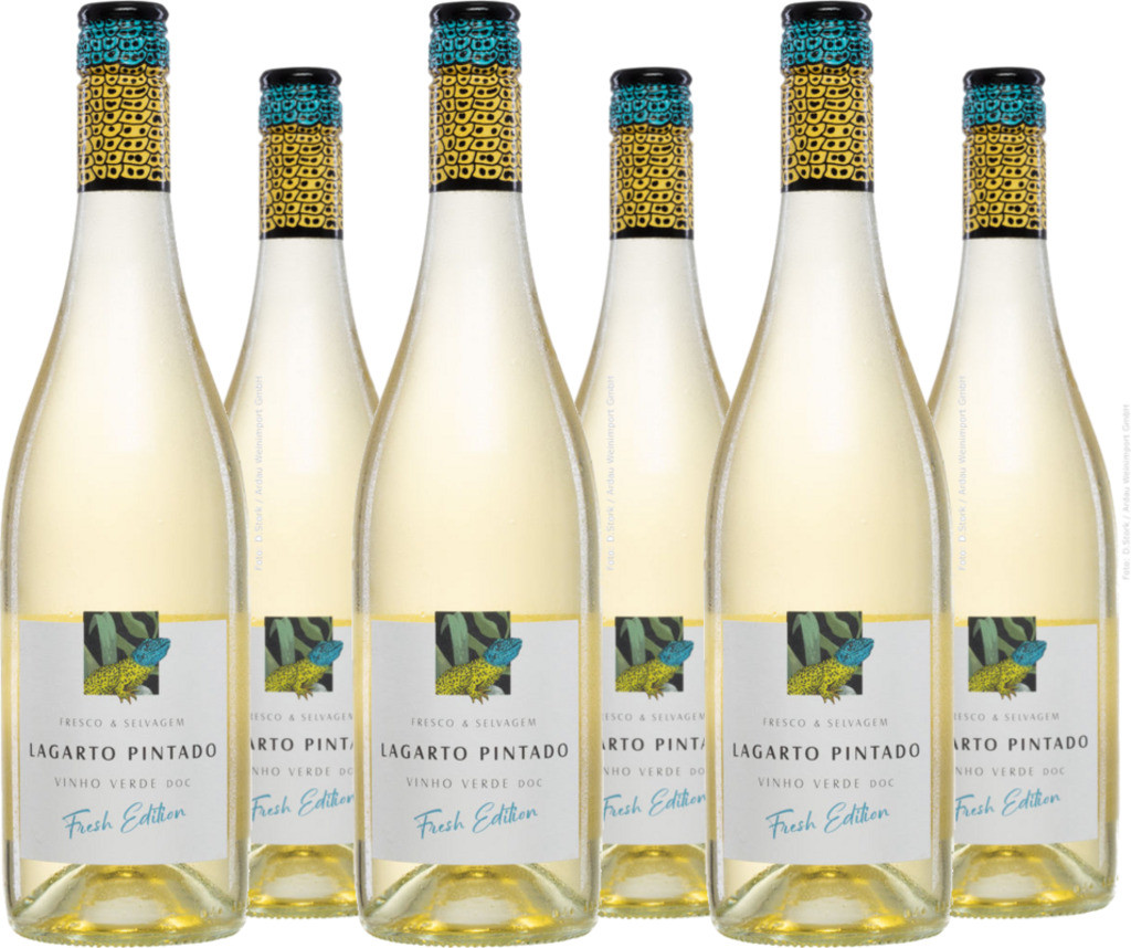 6er Vorteilspaket Lagarto Pintado Fresh Edition Vinho Verde Branco