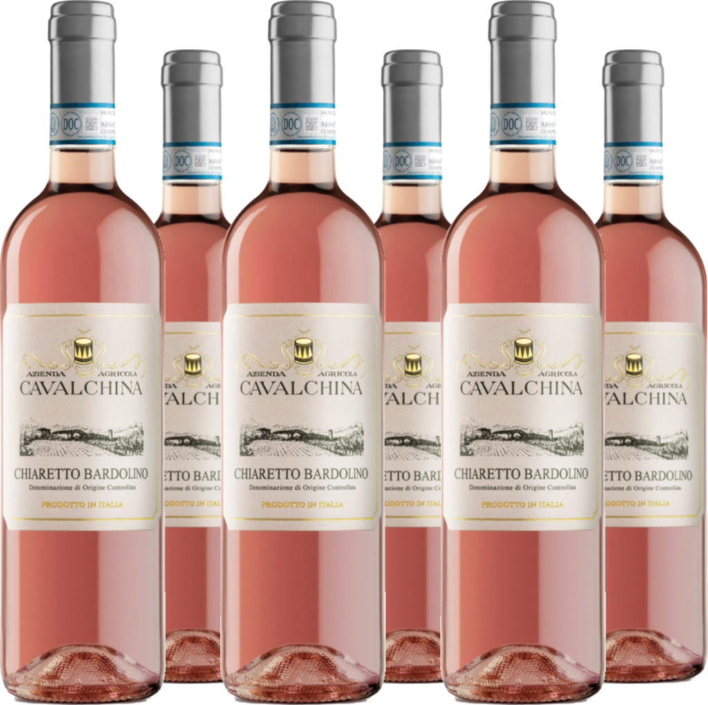6er Vorteilspaket Cavalchina Chiaretto Bardolino DOC