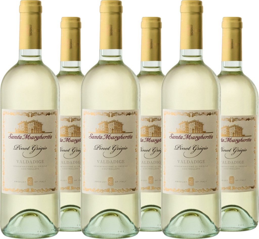 6er Vorteilspaket Pinot Grigio Valdadige Santa Margherita DOC