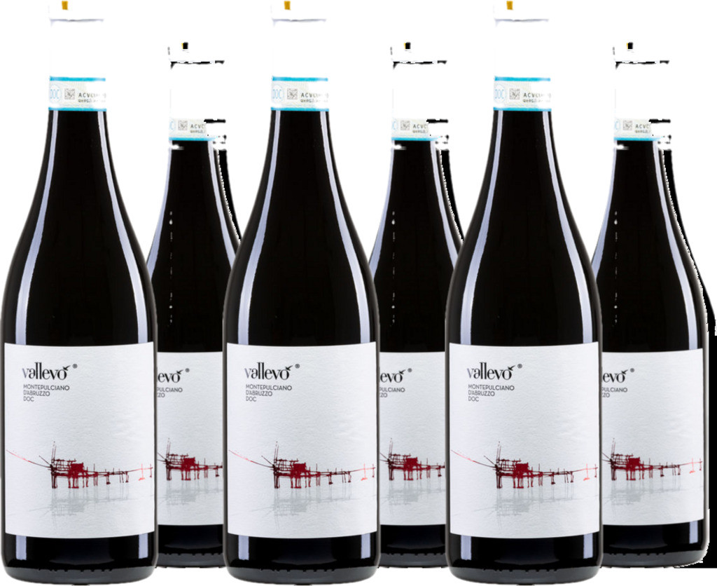 6er Vorteilspaket Vallevo Montepulciano d' Abruzzo