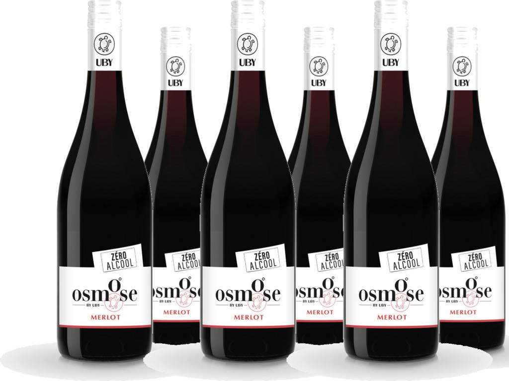 6er Vorteilspaket Uby Osmose Merlot 0% Vol.