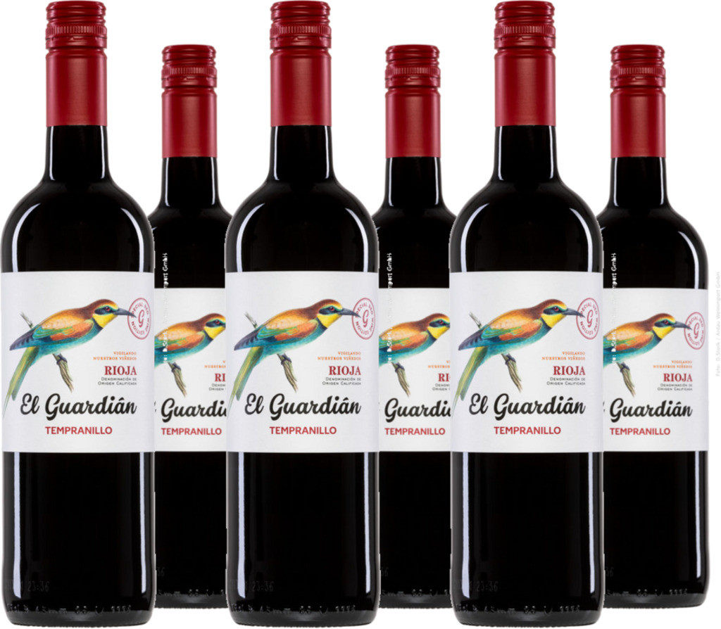 6er Vorteilspaket El Guardián Tempranillo