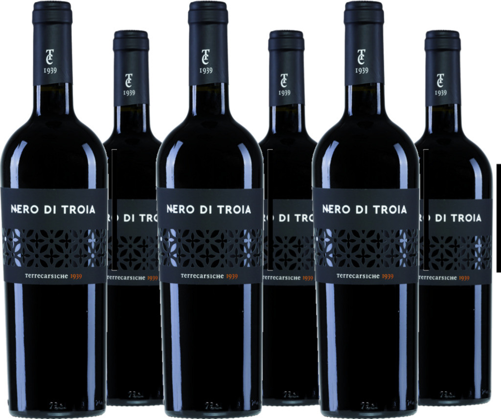 6er Vorteilspaket Nero di Troia Terrecarsiche