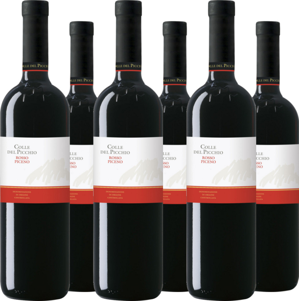 6er Vorteilspaket Rosso Piceno DOC Colle Picchio