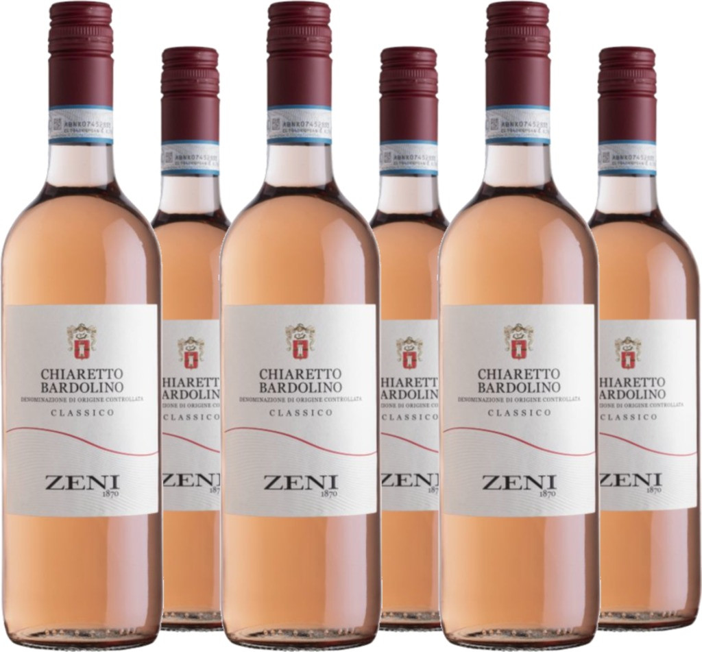 6er Vorteilspaket Bardolino Chiaretto Classico DOC DV
