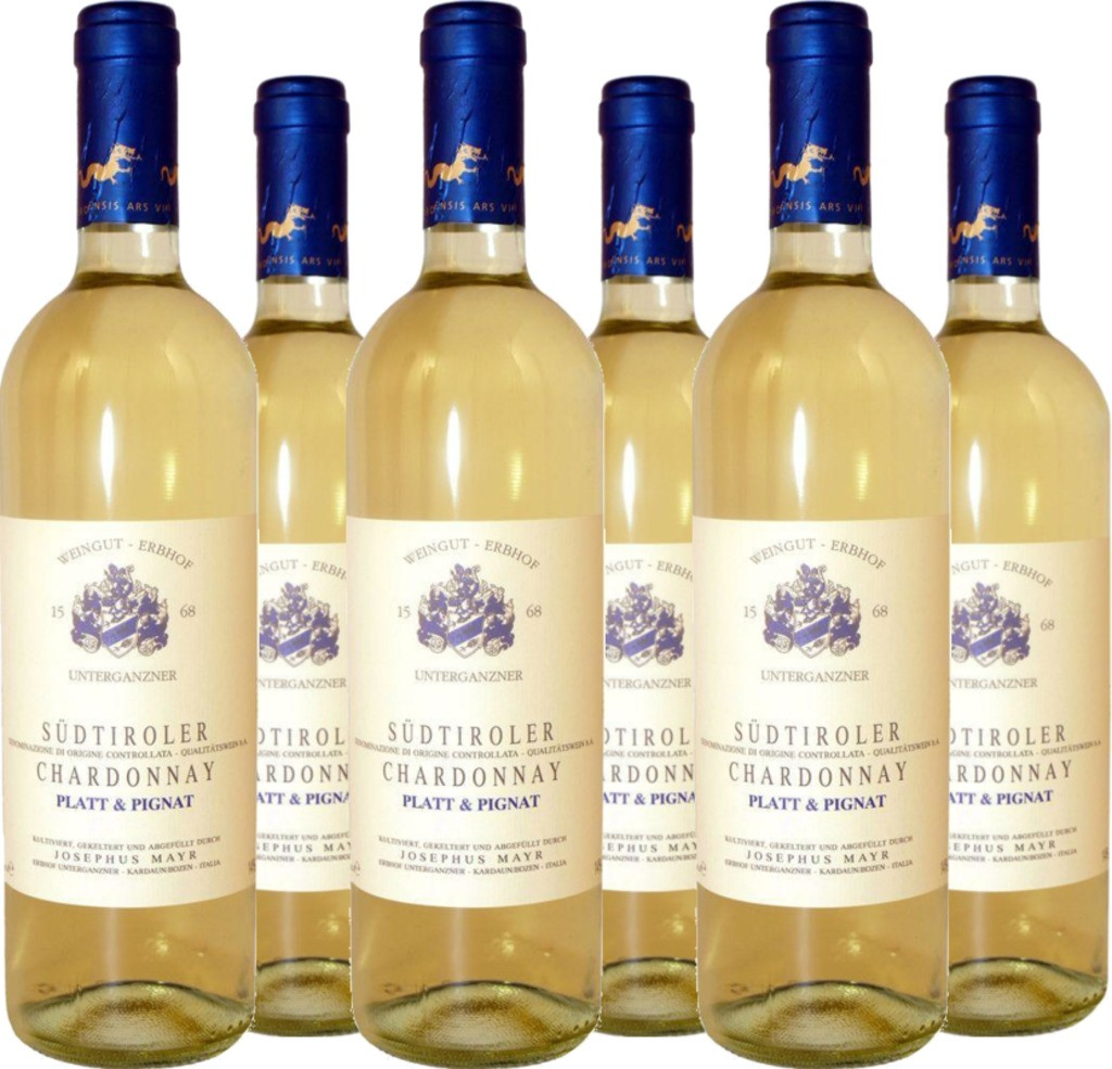 6er Vorteilspaket Chardonnay Platt & Pignat DOC