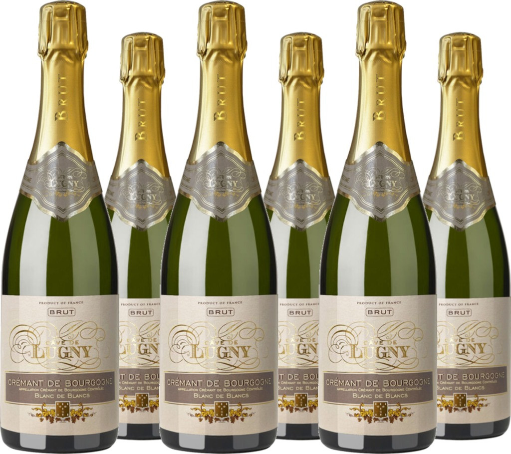 6er Vorteilspaket Cave De Lugny Cremant De Bourgogne Bdb Brut