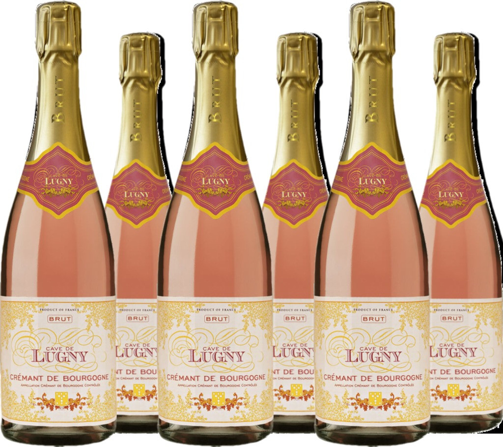 6er Vorteilspaket Cremant de Bourgogne Rosé Brut