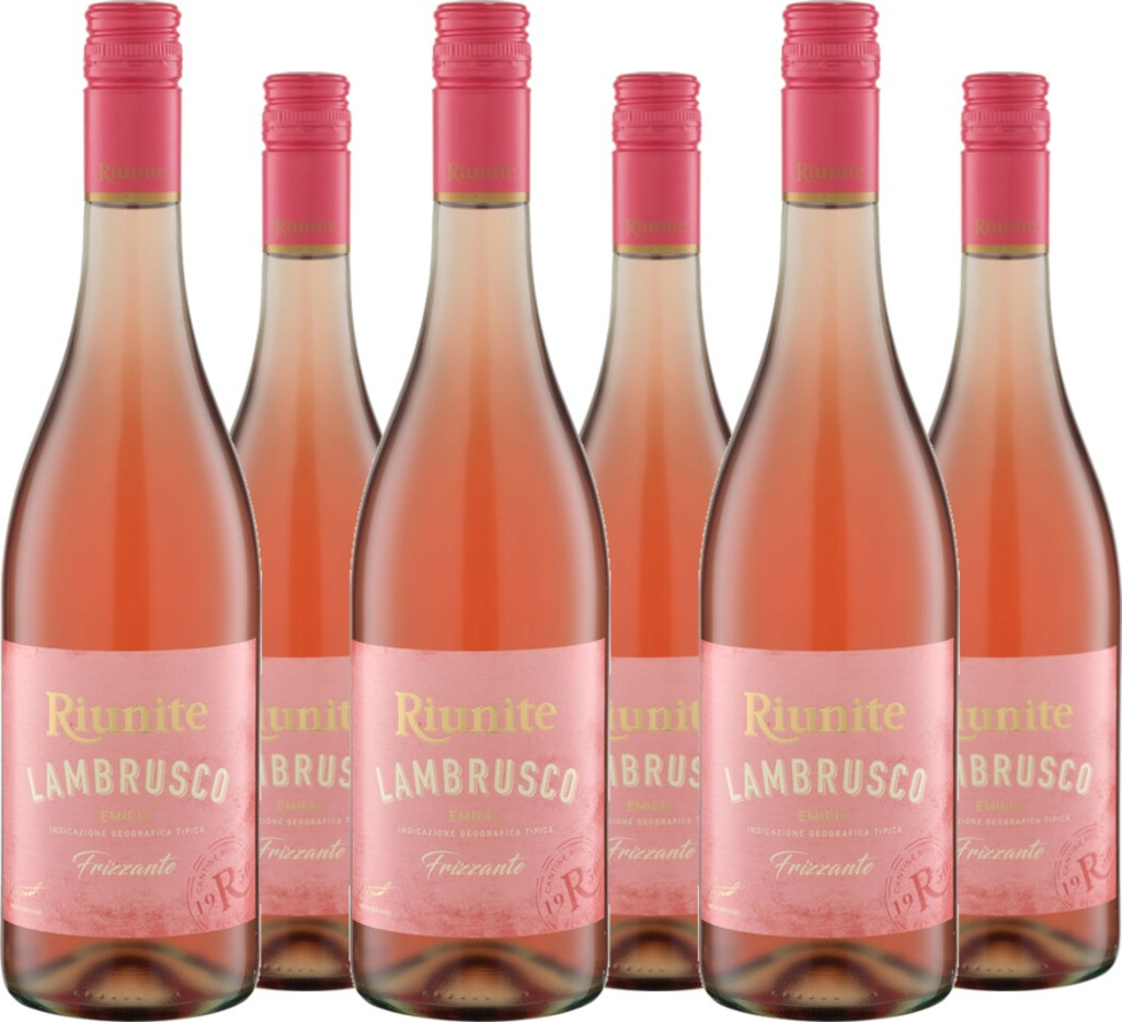 6er Vorteilspaket Riunite Lambrusco Emilia IGT Rosato