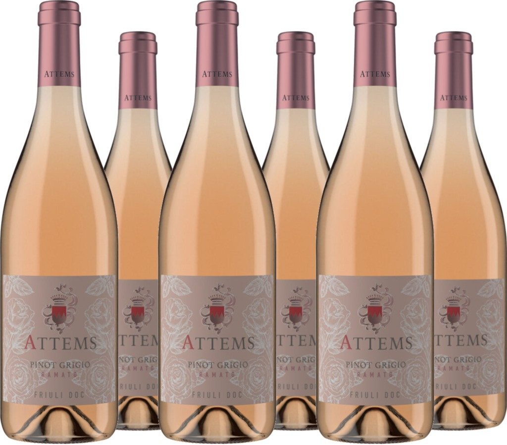 6er Vorteilspaket Attems Ramato Pinot Grigio Friuli DOC