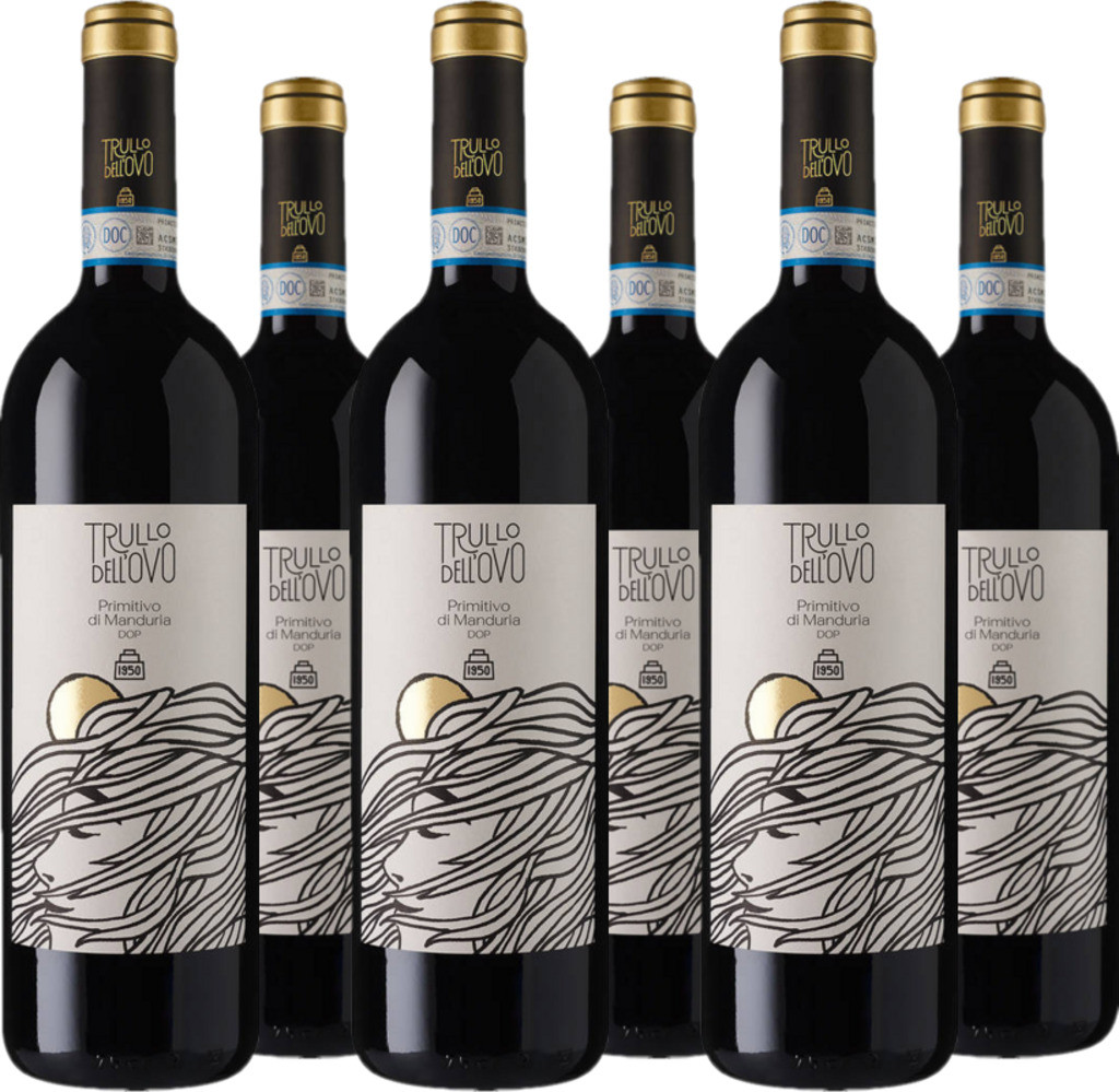 6er Vorteilspaket Trullo dell´Ovo Primitivo di Manduria DOP