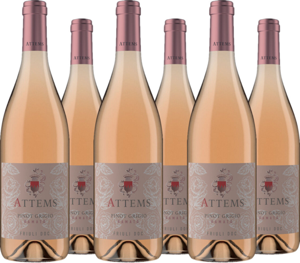 6er Vorteilspaket Attems Ramato Pinot Grigio Friuli DOC