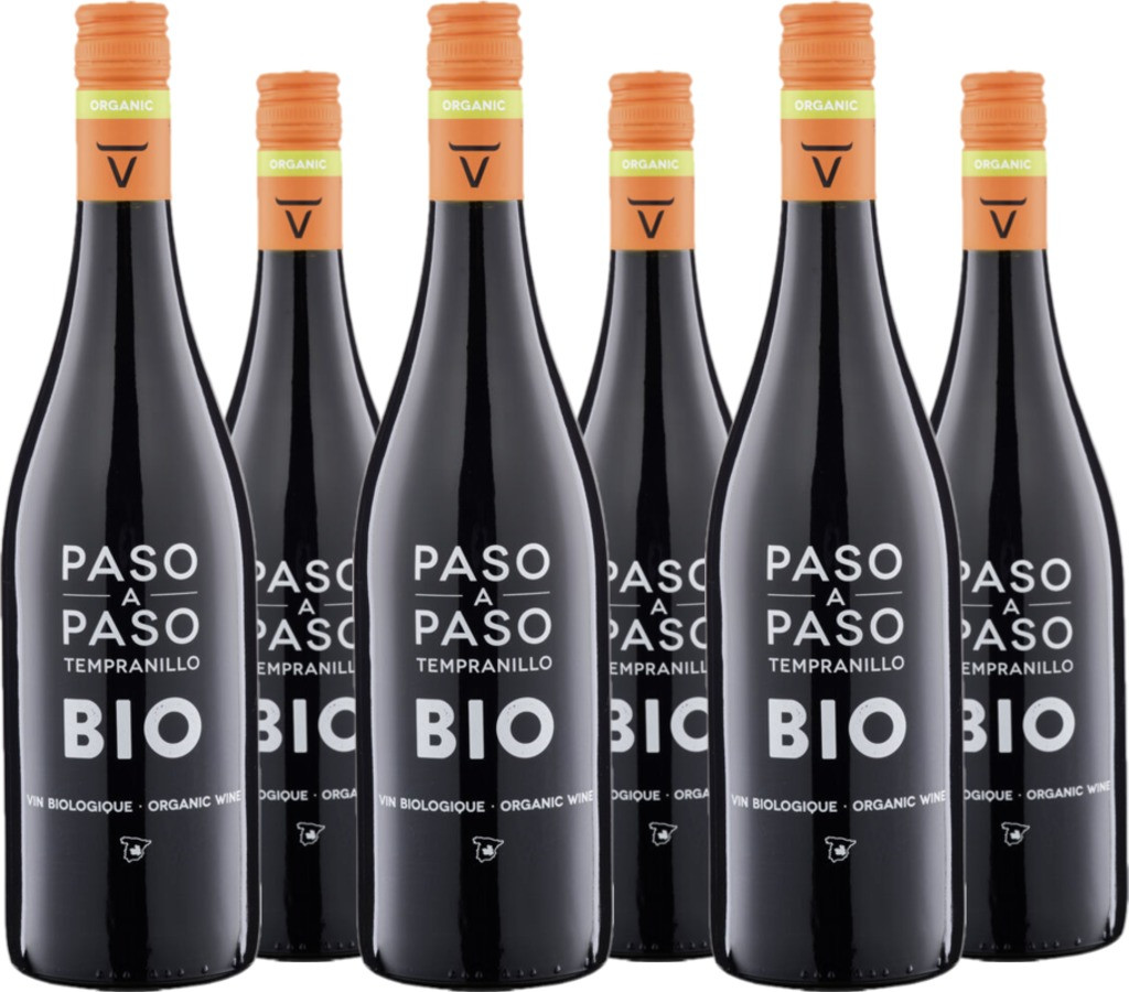 6er Vorteilspaket Paso a Paso Organic Tempranillo