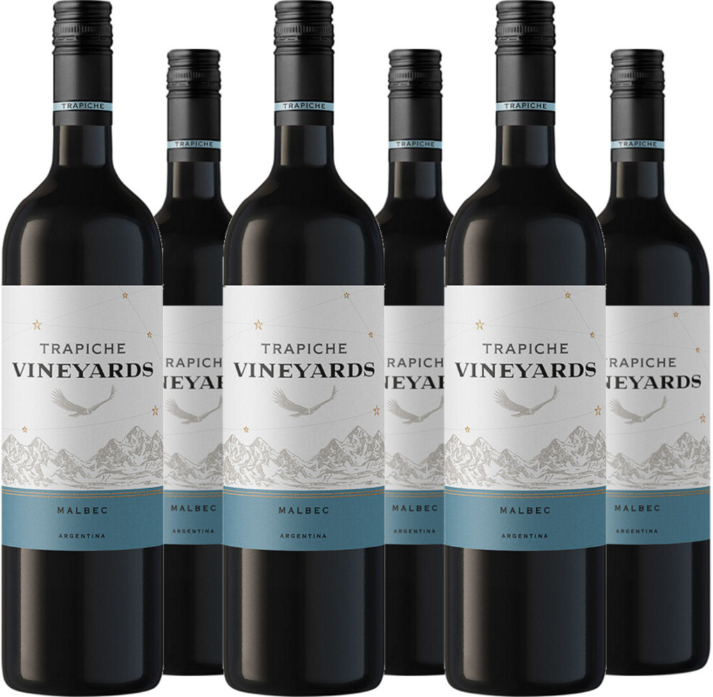 6er Vorteilspaket Trapiche Malbec